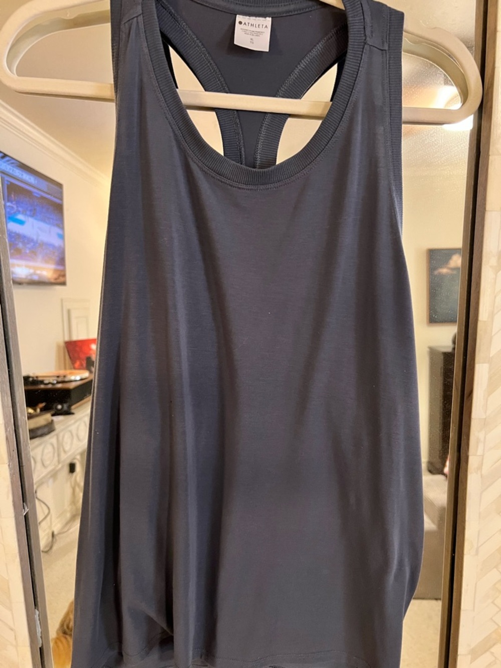 Athleta Women’s Move With Ease Tank.  Storm Blue. XL.